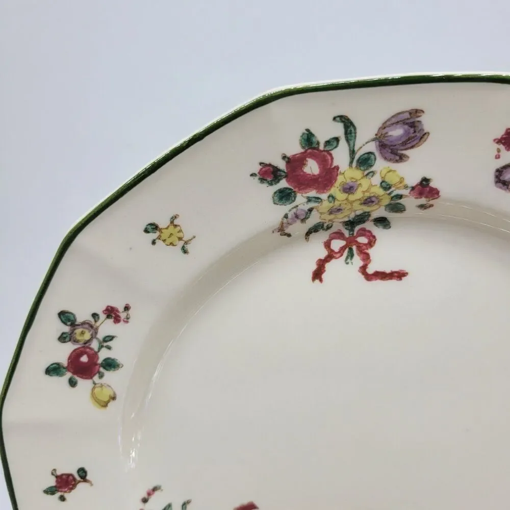 Royal Doulton Old Leeds Spray SetOf 6 Vintage 8 1/4